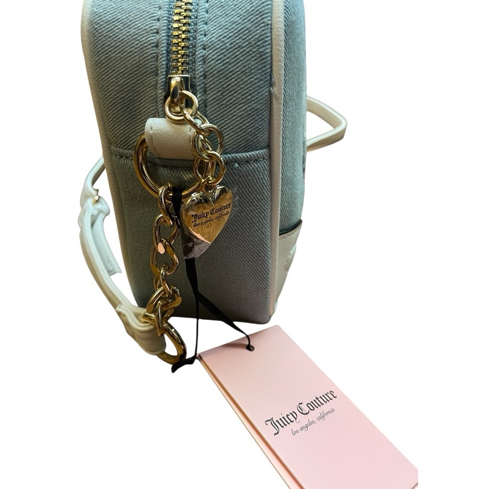 Juicy Couture Denim Heritage Crossbody NWT - Picture 6 of 16